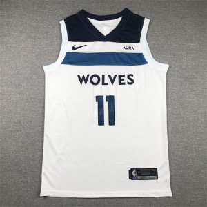 NBA Timberwolves 11 Naz-Reid White Nike Men Jersey