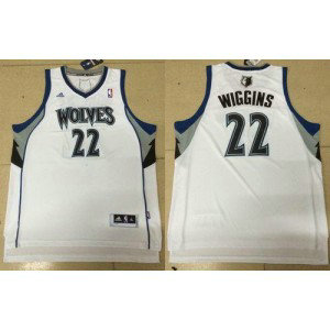 NBA Timberwolves 22 Andrew Wiggins White Revolution 30 Men Jersey 1