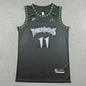 NBA Timberwolves 5 Anthony Edwards New Black City Nike Men Jersey