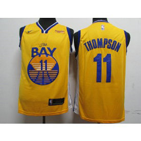 NBA Warriors 11 Klay Thompson Blue 2020 New Nike Men Jersey