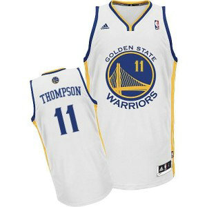 NBA Warriors 11 Klay Thompson White Revolution 30 Men Jersey