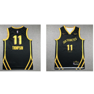 NBA Warriors 11 Thompsons 2023-24 City Nike Men Jersey