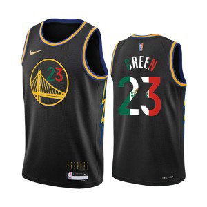 NBA Warriors 23 Draymond Green 2022 Black Special Mexico Edition Nike Men Jersey