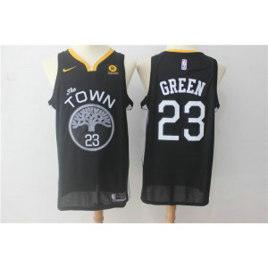NBA Warriors 23 Draymond Green Black Nike Swingman Men Jersey