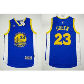 NBA Warriors 23 Draymond Green Blue Revolution 30 Men Jersey