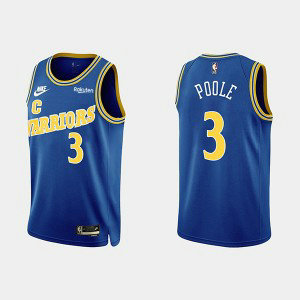 NBA Warriors 3 Jordan Poole 2022-23 Blue Nike Basketball Men Jersey