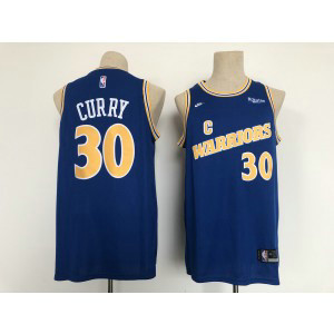 NBA Warriors 30 Stephen Curry 2022-23 Blue Nike Basketball Men Jersey