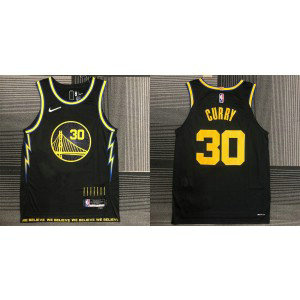 NBA Warriors 30 Stephen Curry Black New AU Style Men Jersey