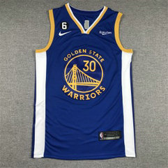 NBA Warriors 30 Stephen Curry Blue 2022-23 New Nike Men Jersey