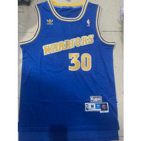NBA Warriors 30 Stephen Curry Blue Adidas Men Jersey