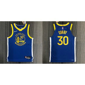 NBA Warriors 30 Stephen Curry Blue New AU Style Men Jersey