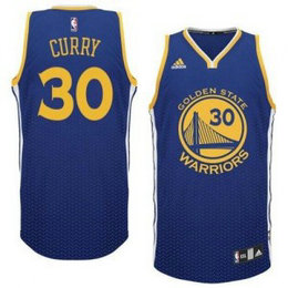 NBA Warriors 30 Stephen Curry Blue Resonate Swingman Men Jersey
