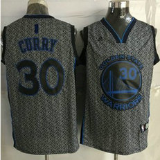 NBA Warriors 30 Stephen Curry Grey Static Men Jersey