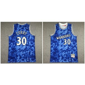 NBA Warriors 30 Stephen Curry Star Men Jersey