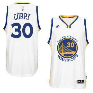 NBA Warriors 30 Stephen Curry White Home Men Jersey