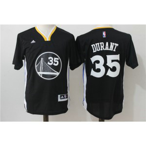NBA Warriors 35 Kevin Durant Black Pride Swingman Men Jersey
