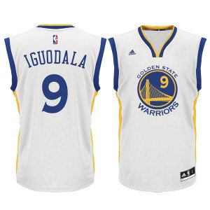 NBA Warriors 9 Andre Iguodala White Home Men Jersey