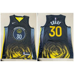 NBA Warrios 30 Curry Navy Blue Nike Men Jersey