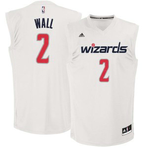 NBA Wizards 2 John Wall Adidas Chase Fashion Replica White Men Jersey