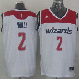 NBA Wizards 2 John Wall White Revolution 30 Men Jersey
