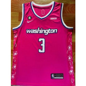 NBA Wizards 3 Bradley Beal 2022-23 New Pink Nike Men Jersey
