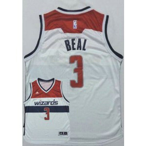 NBA Wizards 3 Bradley Beal New White Home Men Jersey