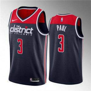 NBA Wizards 3 Chris Paul Navy Statement Edition Nike Men Jersey