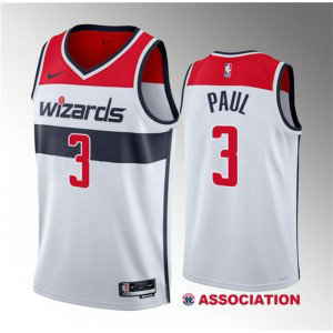 NBA Wizards 3 Chris Paul White Association Edition Nike Men Jersey