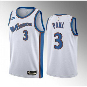 NBA Wizards 3 Chris Paul White Classic Edition Nike Men Jersey