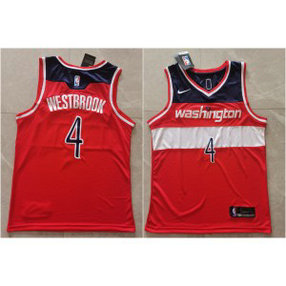 NBA Wizards 4 Westbrook 2020 New Nike Men Jersey
