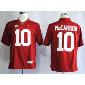 NCAA Alabama Crimson Tide 10 AJ McCarron Red Limited Men Jersey