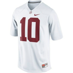 NCAA Alabama Crimson Tide 10 Reuben Foster White Men Jersey