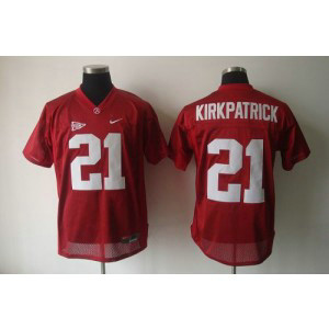 NCAA Alabama Crimson Tide 21 Dre Kirkpatrick Red Men Jersey