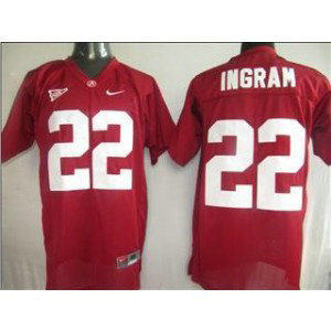 NCAA Alabama Crimson Tide 22 Mark Ingram Red Men Jersey