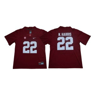NCAA Alabama Crimson Tide 22 Najee Harris Red Legend Limited Men Jersey