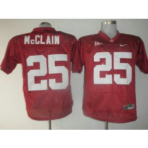 NCAA Alabama Crimson Tide 25 Rolando McClain Red Men Jersey