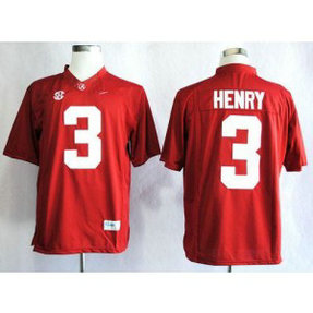 NCAA Alabama Crimson Tide 3 Derrick Henry Red Limited Men Jersey