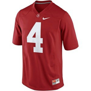 NCAA Alabama Crimson Tide 4 Eddie Jackson Red Men Jersey