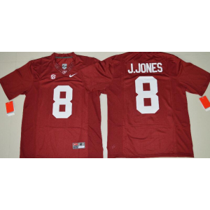 NCAA Alabama Crimson Tide 8 Julio Jones Red Men Jersey