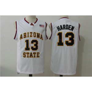 NCAA Arizona State Sun Devils 13 James Harden White Basketball Men Jersey 2