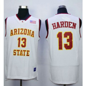 NCAA Arizona State Sun Devils 13 James Harden White Basketball Men Jersey