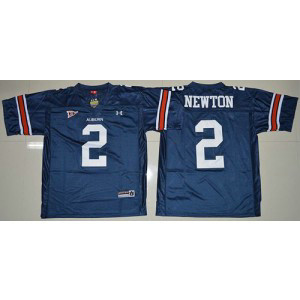 NCAA Auburn Tigers 2 Cameron Newton Blue Men Jersey