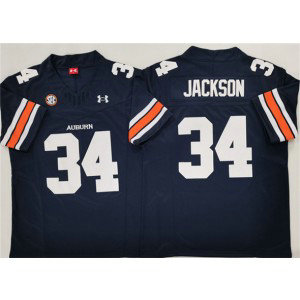NCAA Auburn Tigers 34 Bo Jackson Navy 2024 F.U.S.E. Vapor Limited Men Jersey