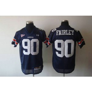 NCAA Auburn Tigers 90 Fairley Blue Men Jersey