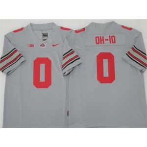 NCAA Buckeyes 0 OH-IO Gray F.U.S.E. Vapor Limited Men Jersey