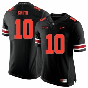 NCAA Buckeyes 10 Troy Smith Black Vapor Limited Men Jersey