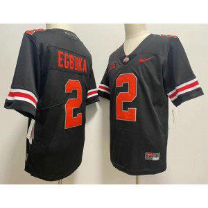 NCAA Buckeyes 2 Emeka Egbuka Black Limited Men Jersey