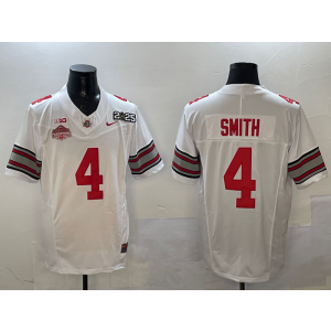 NCAA Buckeyes 4 Jeremiah Smith 2025 Champion F.U.S.E. Vapor Limited Men Jersey