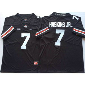 NCAA Buckeyes 7 Dwayne Haskins Jr Black Limited Men Jersey