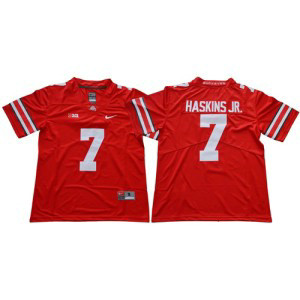 NCAA Buckeyes 7 Dwayne Haskins Jr Red Limited Men Jersey